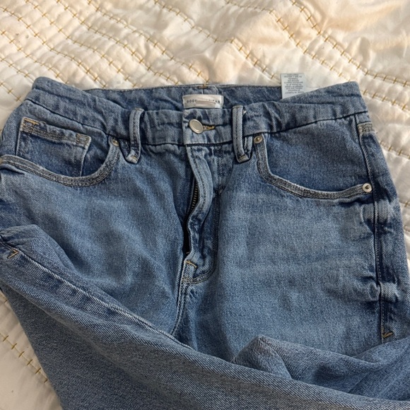* GOOD AMERICAN * Classic Blue Denim Jeans 27/4 - Picture 2 of 11